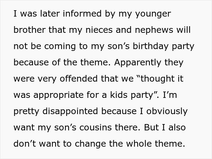 5YO Wants A Shrek-Themed Party, His Cousins Can’t Come Due To Parents’ Religious Views 5YO Wants A Shrek-Themed Party, His Cousins Can’t Come Due To Parents’ Religious Views