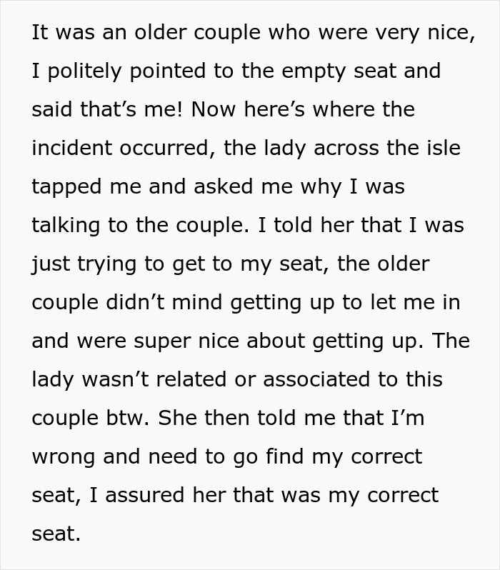 Entitled Woman Scolds Student For Making Elderly Couple Get Up To Get Into Her Seat, Drama Ensues Entitled Woman Scolds Student For Making Elderly Couple Get Up To Get Into Her Seat, Drama Ensues
