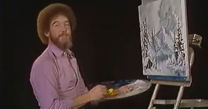 Man Thinks He Can’t Paint Because He’s Colorblind, Bob Ross Wholesomely Proves Him Wrong