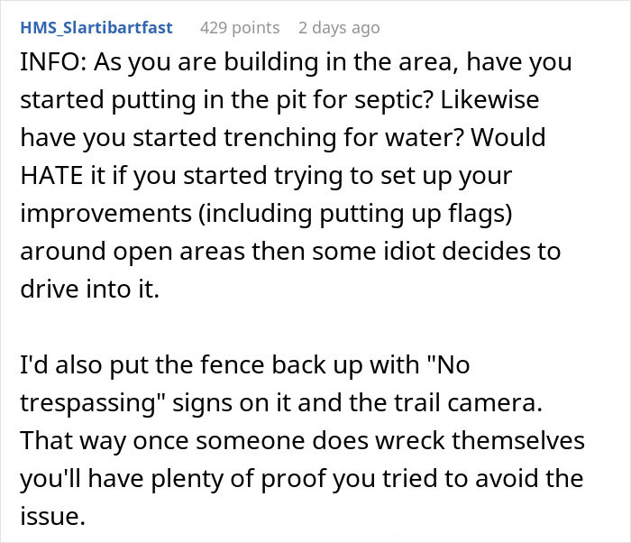 Woman Prevents Random Truck From Passing Through Her Property By Hiding Star Pickets In Her Lawn Woman Prevents Random Truck From Passing Through Her Property By Hiding Star Pickets In Her Lawn