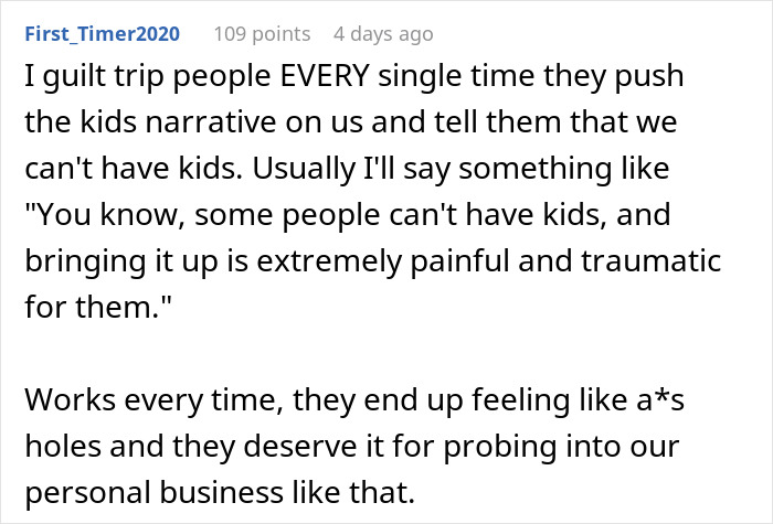 Man Publicly Shames A Childfree Woman, She Claps Back So Strongly That He Takes “Sick Leave” Man Publicly Shames A Childfree Woman, She Claps Back So Strongly That He Takes “Sick Leave”