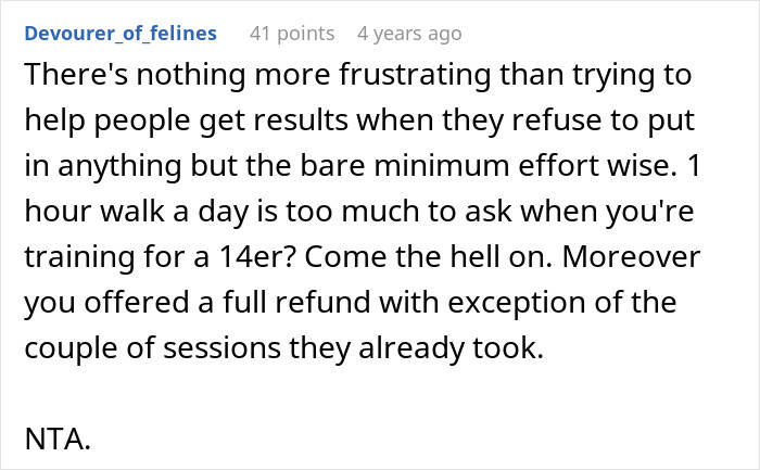 “AITA For Canceling On A Group Of Very Out Of Shape Women That Hired Me To Guide Their Hikes?” “AITA For Canceling On A Group Of Very Out Of Shape Women That Hired Me To Guide Their Hikes?”