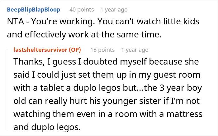 Woman Can’t Understand The Difference Between WFH And A Vacation, Demands Sister Babysit Woman Can’t Understand The Difference Between WFH And A Vacation, Demands Sister Babysit