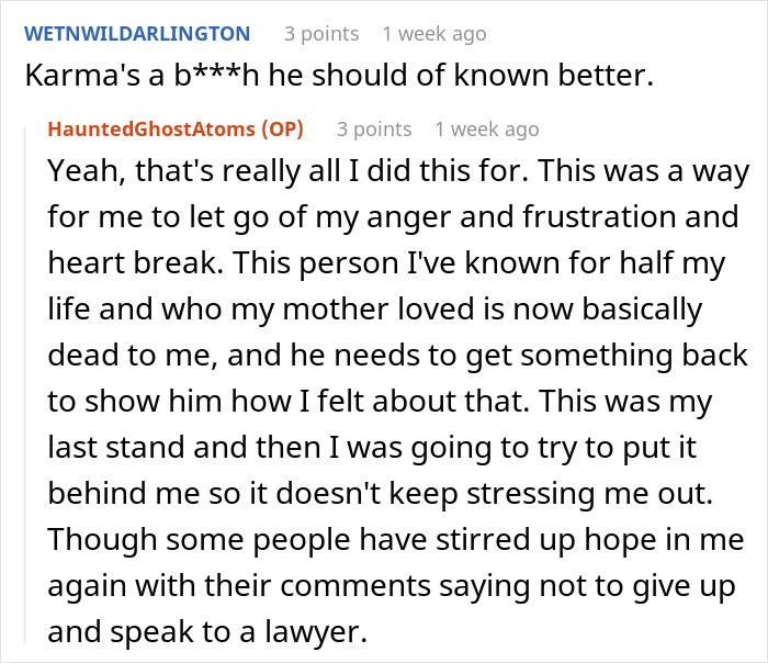 Man Regrets Screwing Over Stepdaughter Over Inheritance After She Ruins His Reputation Man Regrets Screwing Over Stepdaughter Over Inheritance After She Ruins His Reputation