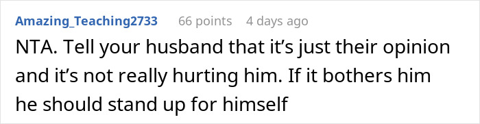 Woman Defends Herself Against In-Laws’ Criticism, Leaves Husband Fuming Woman Defends Herself Against In-Laws’ Criticism, Leaves Husband Fuming