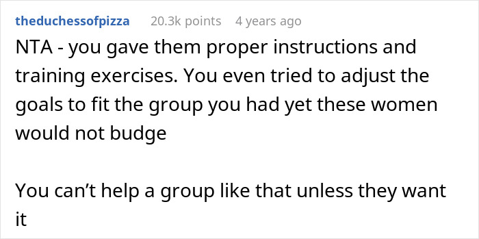 “AITA For Canceling On A Group Of Very Out Of Shape Women That Hired Me To Guide Their Hikes?” “AITA For Canceling On A Group Of Very Out Of Shape Women That Hired Me To Guide Their Hikes?”