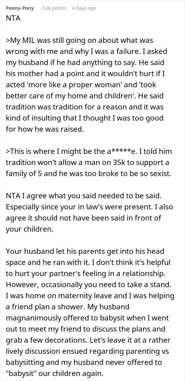 Man Tells Wife To Act “More Like A Proper Woman”, Her Response Brings Tears To His Eyes Man Tells Wife To Act “More Like A Proper Woman”, Her Response Brings Tears To His Eyes