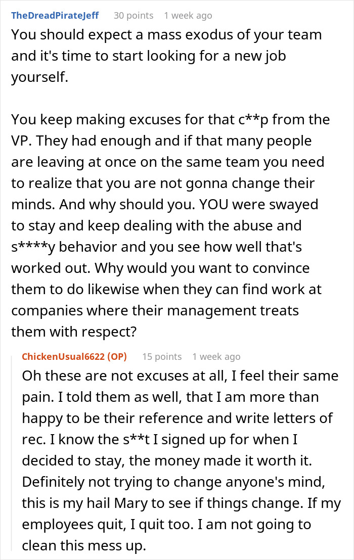 Manager Returns From Bereavement Leave To Find All Of His Employees On The Verge Of Quitting Manager Returns From Bereavement Leave To Find All Of His Employees On The Verge Of Quitting