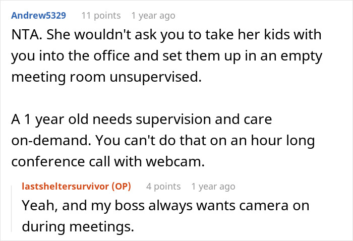 Woman Can’t Understand The Difference Between WFH And A Vacation, Demands Sister Babysit Woman Can’t Understand The Difference Between WFH And A Vacation, Demands Sister Babysit