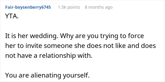 Bride Won't Invite Stepsis To Her Wedding As She’s Not Family, Mom Says Then She’s Not Family Either Bride Won't Invite Stepsis To Her Wedding As She’s Not Family, Mom Says Then She’s Not Family Either