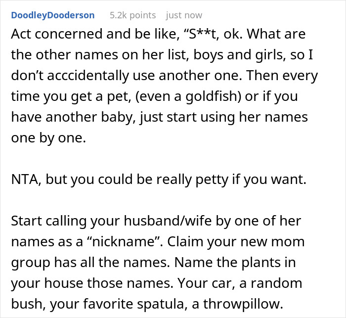 Parents Instruct New Mom To Rename Baby As His Name Is On Her Single “Golden Child” Sister’s List Parents Instruct New Mom To Rename Baby As His Name Is On Her Single “Golden Child” Sister’s List