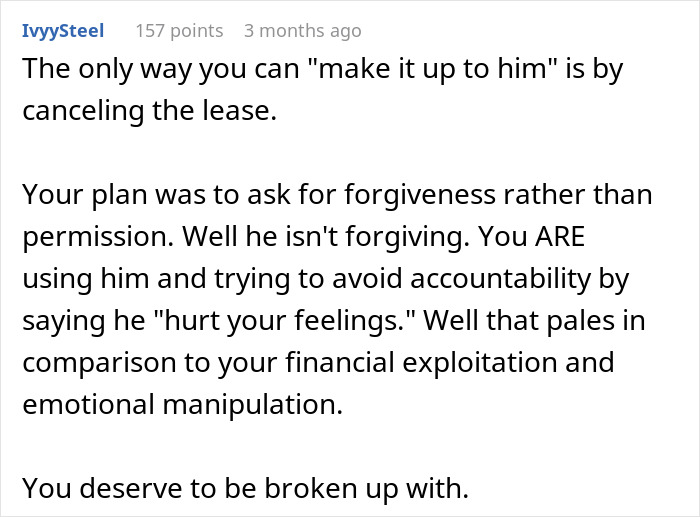 “This Can’t Be Real”: Woman Asks For Advice After BF Blocks Her For Horrible Financial Decisions “This Can’t Be Real”: Woman Asks For Advice After BF Blocks Her For Horrible Financial Decisions