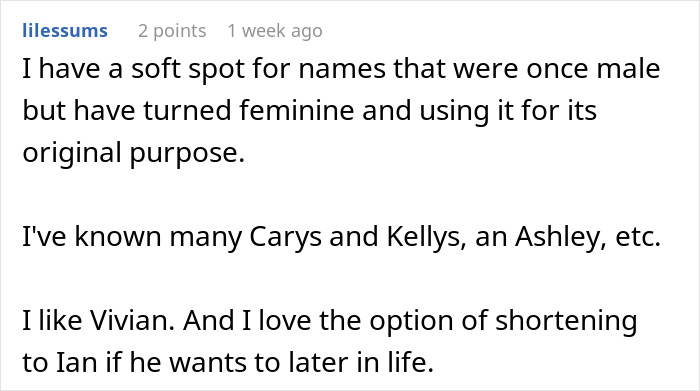Parents Are Determined To Name Son Vivian, People Online Suggest They Rethink Their Choice Parents Are Determined To Name Son Vivian, People Online Suggest They Rethink Their Choice