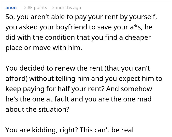 “This Can’t Be Real”: Woman Asks For Advice After BF Blocks Her For Horrible Financial Decisions “This Can’t Be Real”: Woman Asks For Advice After BF Blocks Her For Horrible Financial Decisions