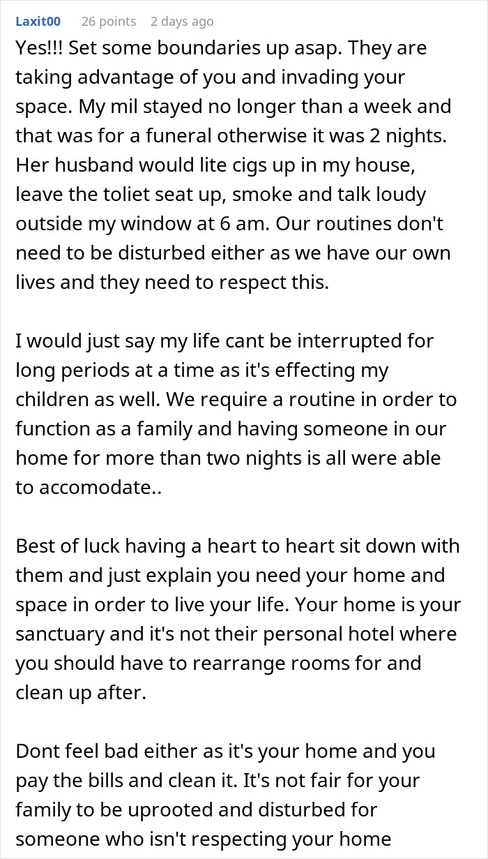 “They Are No Longer Welcome”: Woman Treated Like A Maid In Her Own Home, Puts Her Foot Down “They Are No Longer Welcome”: Woman Treated Like A Maid In Her Own Home, Puts Her Foot Down