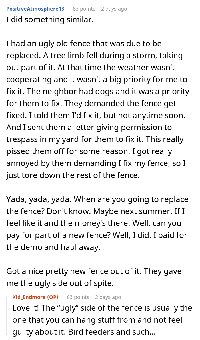 Annoying Woman Threatens To Sue Neighbor Over A Fence, Regrets It When He Tears It Down Annoying Woman Threatens To Sue Neighbor Over A Fence, Regrets It When He Tears It Down