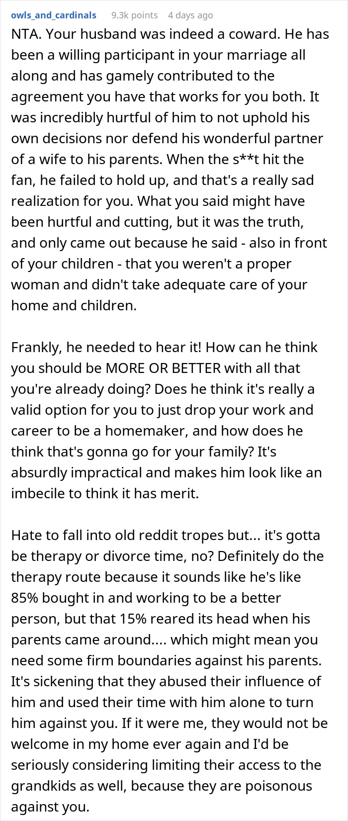 Man Tells Wife To Act “More Like A Proper Woman”, Her Response Brings Tears To His Eyes Man Tells Wife To Act “More Like A Proper Woman”, Her Response Brings Tears To His Eyes