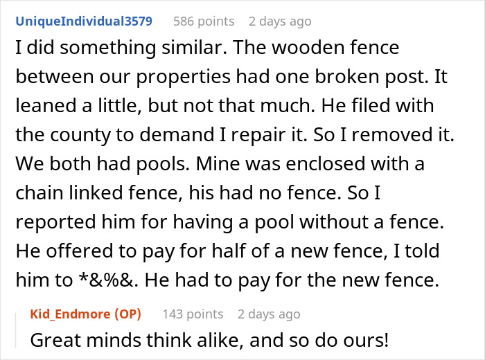 Annoying Woman Threatens To Sue Neighbor Over A Fence, Regrets It When He Tears It Down Annoying Woman Threatens To Sue Neighbor Over A Fence, Regrets It When He Tears It Down
