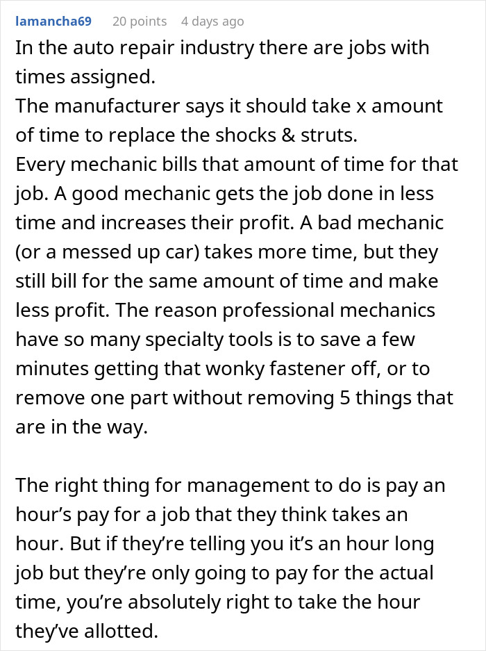 Worker Refuses To Accept Lower Pay For Finishing Work Faster, Tests Corporate Policy Worker Refuses To Accept Lower Pay For Finishing Work Faster, Tests Corporate Policy