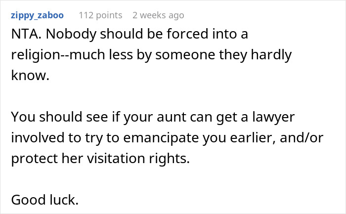 Atheist Teen Forced To Live With Religious Dad Who He Just Met After His Mom Passed Away Atheist Teen Forced To Live With Religious Dad Who He Just Met After His Mom Passed Away