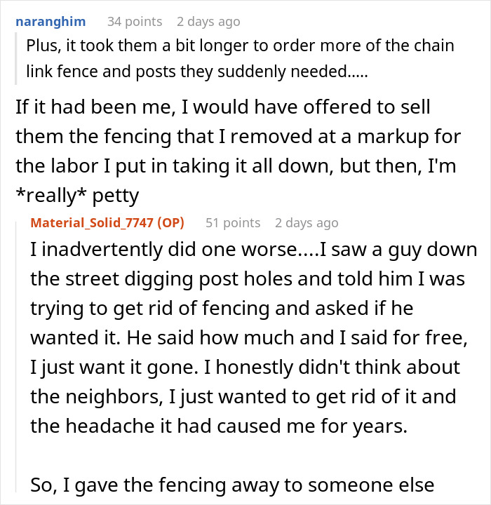 Woman and Her Neighbor Rejoice in Triumph After She Removes Her Fence, Outsmarting Lousy Neighbors Woman and Her Neighbor Rejoice in Triumph After She Removes Her Fence, Outsmarting Lousy Neighbors