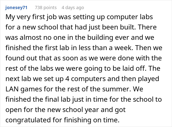 Worker Refuses To Accept Lower Pay For Finishing Work Faster, Tests Corporate Policy Worker Refuses To Accept Lower Pay For Finishing Work Faster, Tests Corporate Policy