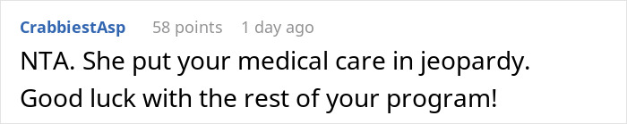 "AITA For Reporting My Wife For Bringing Me Snacks In The Hospital?" "AITA For Reporting My Wife For Bringing Me Snacks In The Hospital?"