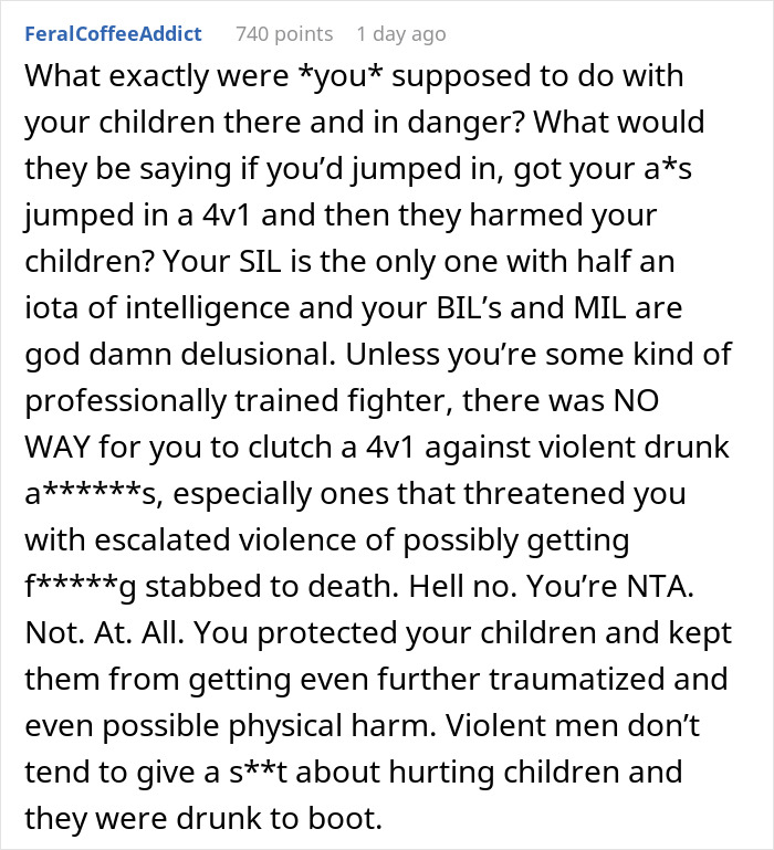 Man Racked With Guilt For Leaving MIL Alone To Fight Off 4 Drunk Men, Seeks Advice Online Man Racked With Guilt For Leaving MIL Alone To Fight Off 4 Drunk Men, Seeks Advice Online