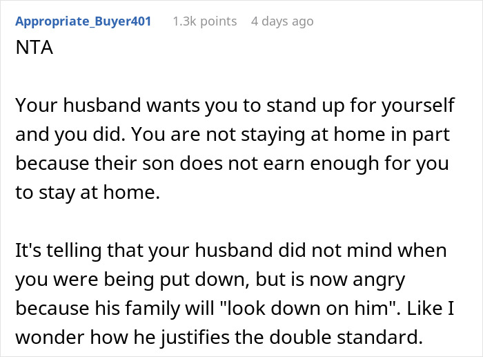 Woman Defends Herself Against In-Laws’ Criticism, Leaves Husband Fuming Woman Defends Herself Against In-Laws’ Criticism, Leaves Husband Fuming