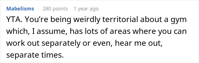 Guy Values His ‘Individual Life’, Asks GF To Join Different Gym, Gets Scolded Online Guy Values His ‘Individual Life’, Asks GF To Join Different Gym, Gets Scolded Online