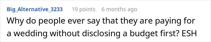 Parent Wants To Help Son And His Bride Out Financially, Refuses After Bride Picks $10k Wedding Dress Parent Wants To Help Son And His Bride Out Financially, Refuses After Bride Picks $10k Wedding Dress