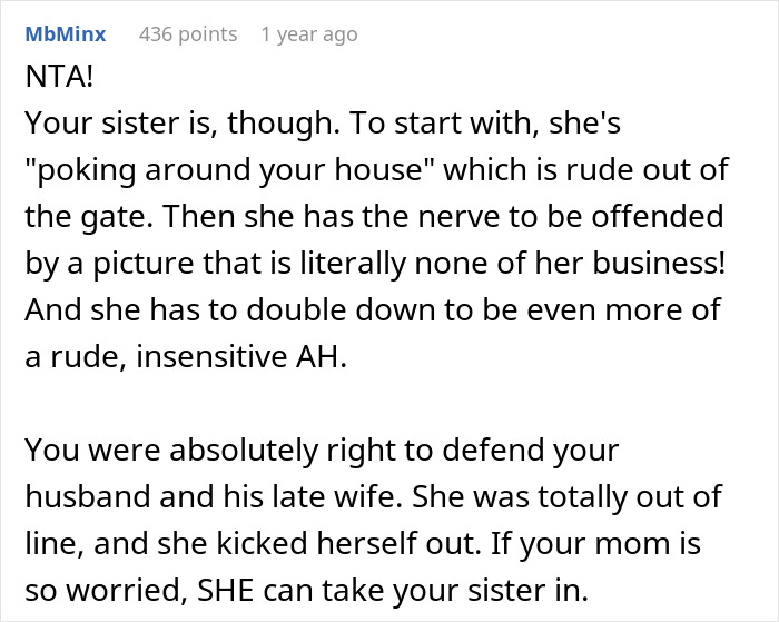 Woman Disrespects Brother-In-Law’s First Wife, Who Died In An Accident, Gets Thrown Out Woman Disrespects Brother-In-Law’s First Wife, Who Died In An Accident, Gets Thrown Out