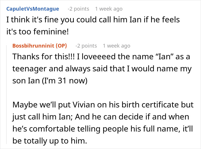 Parents Are Determined To Name Son Vivian, People Online Suggest They Rethink Their Choice Parents Are Determined To Name Son Vivian, People Online Suggest They Rethink Their Choice