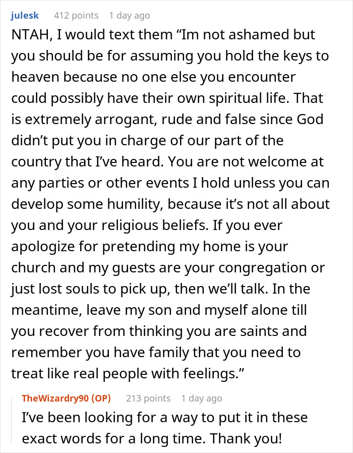 Single Dad Stands Up To His Family When They Try To Make His Son’s Birthday A Religious Event Single Dad Stands Up To His Family When They Try To Make His Son’s Birthday A Religious Event