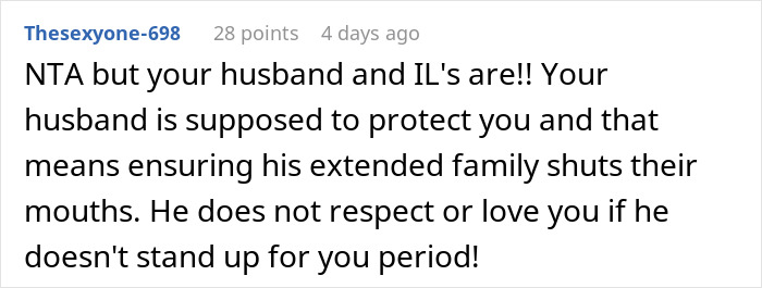 Woman Defends Herself Against In-Laws’ Criticism, Leaves Husband Fuming Woman Defends Herself Against In-Laws’ Criticism, Leaves Husband Fuming