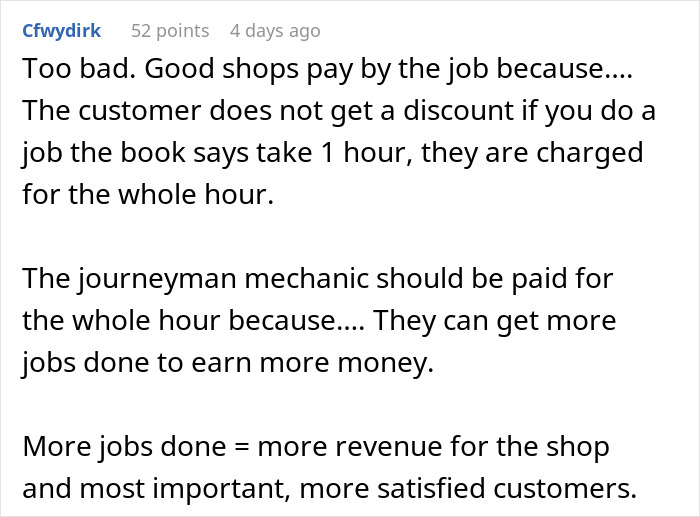 Worker Refuses To Accept Lower Pay For Finishing Work Faster, Tests Corporate Policy Worker Refuses To Accept Lower Pay For Finishing Work Faster, Tests Corporate Policy
