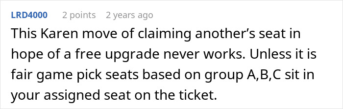 Dad Puts Entitled Karen In Her Place After She Tried To Steal His First-Class Seats Dad Puts Entitled Karen In Her Place After She Tried To Steal His First-Class Seats