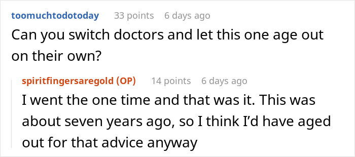 Doc Suggests Getting Pregnant To Solve A Skin Issue, Starts Squirming When Patient Presses Him Doc Suggests Getting Pregnant To Solve A Skin Issue, Starts Squirming When Patient Presses Him