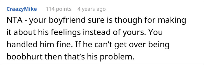 BF Demands GF Apologize For Having A 'Boob Voyage' Party BF Demands GF Apologize For Having A 'Boob Voyage' Party