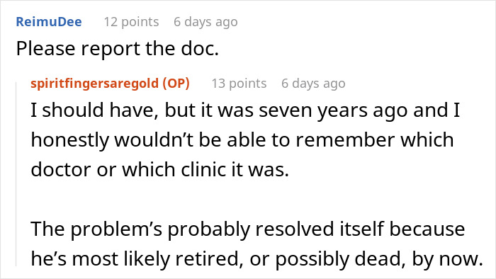 Doc Suggests Getting Pregnant To Solve A Skin Issue, Starts Squirming When Patient Presses Him Doc Suggests Getting Pregnant To Solve A Skin Issue, Starts Squirming When Patient Presses Him