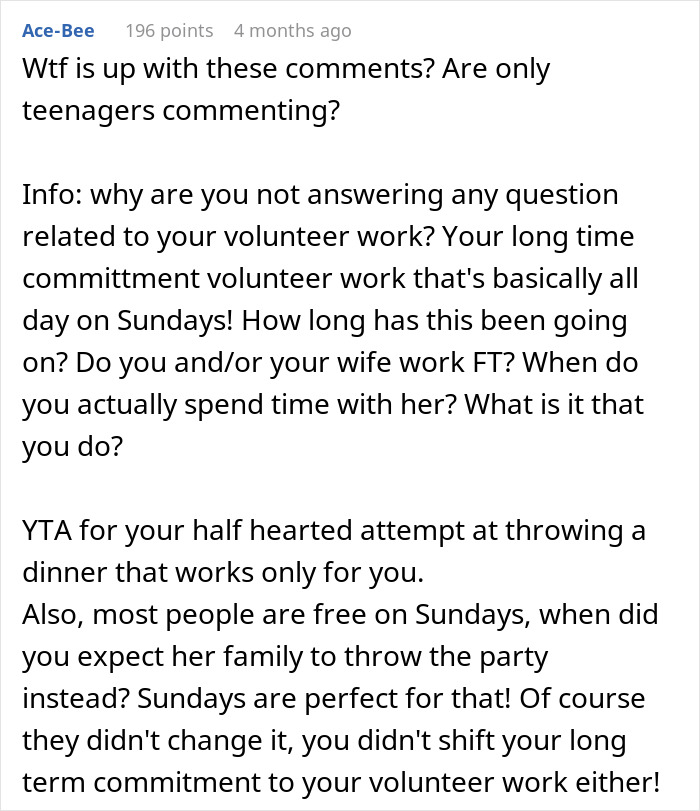 Man Furious After In-Laws Exclude Him From Wife's Secret Birthday Dinner, She Defends Them Man Furious After In-Laws Exclude Him From Wife's Secret Birthday Dinner, She Defends Them