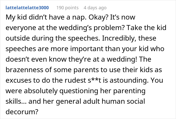 Mom Goes After Wedding Guest After They Tell Her To Quiet Toddler’s Tablet Down Mom Goes After Wedding Guest After They Tell Her To Quiet Toddler’s Tablet Down