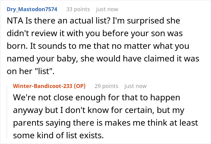 Parents Instruct New Mom To Rename Baby As His Name Is On Her Single “Golden Child” Sister’s List Parents Instruct New Mom To Rename Baby As His Name Is On Her Single “Golden Child” Sister’s List