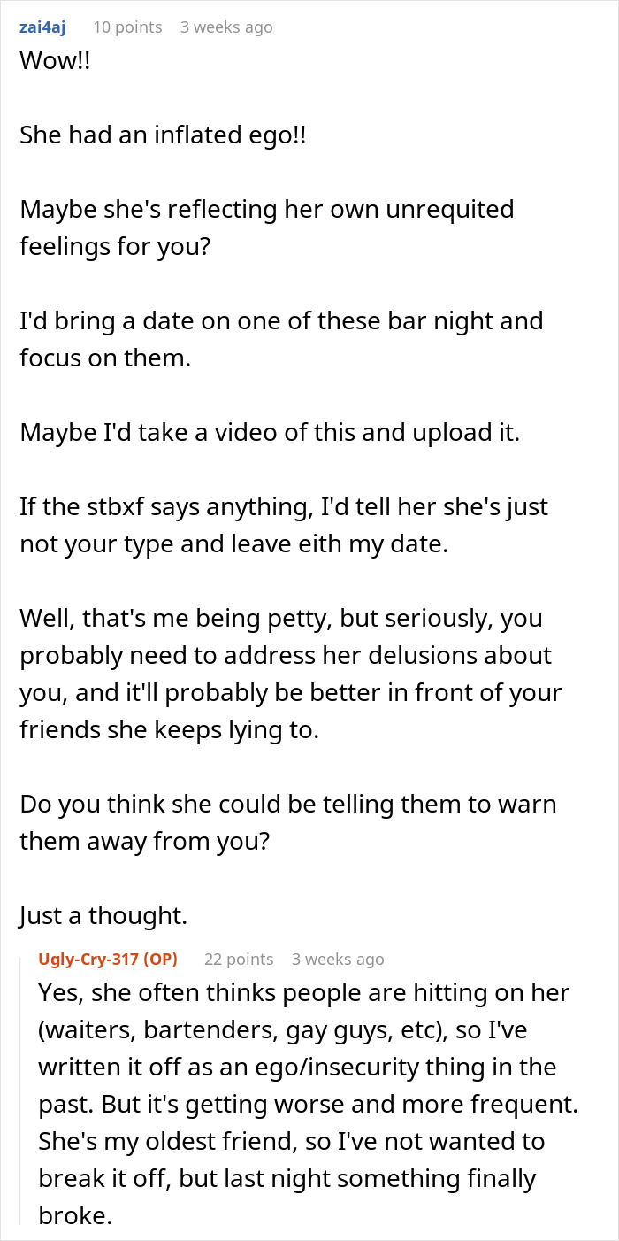 Lesbian Woman Is Sick Of Bi Friend’s Comments About Her Being In Love With Her, Discussion Ensues Lesbian Woman Is Sick Of Bi Friend’s Comments About Her Being In Love With Her, Discussion Ensues