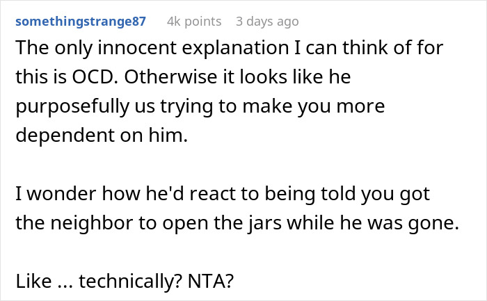 Woman Decides On Divorce After Suffering Husband's Lid Quirk For 5 Years Woman Decides On Divorce After Suffering Husband's Lid Quirk For 5 Years