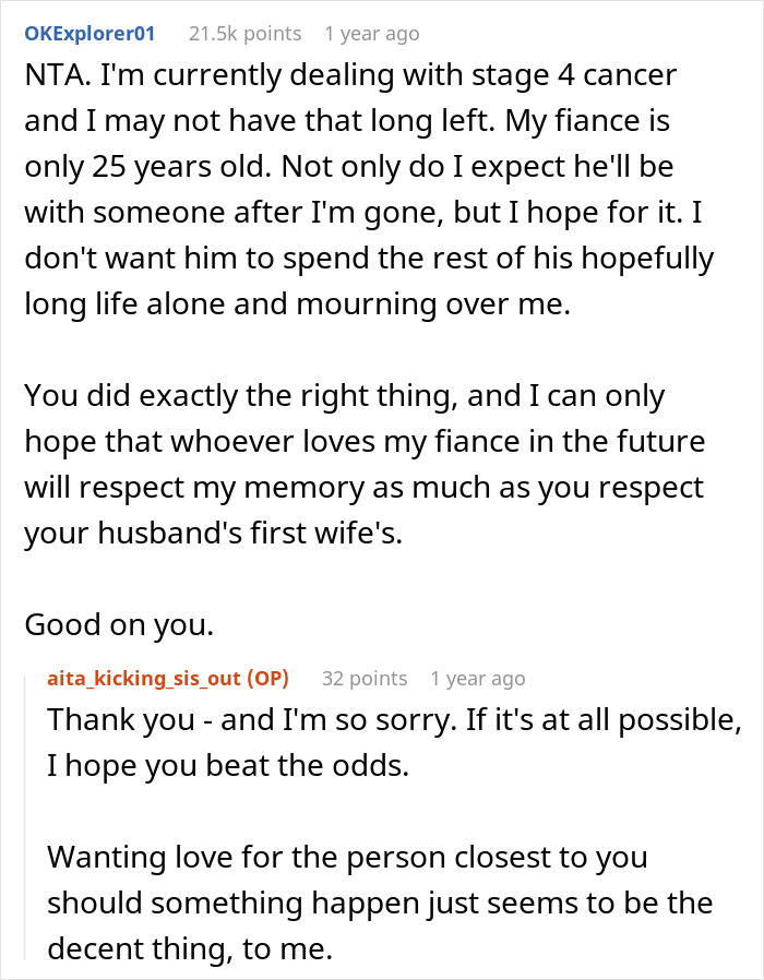 Woman Disrespects Brother-In-Law’s First Wife, Who Died In An Accident, Gets Thrown Out Woman Disrespects Brother-In-Law’s First Wife, Who Died In An Accident, Gets Thrown Out