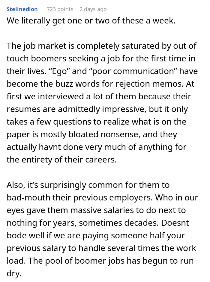 Man Goes To A Job Interview For The First Time In 38 Years, Ruins It By Being A Boomer Man Goes To A Job Interview For The First Time In 38 Years, Ruins It By Being A Boomer