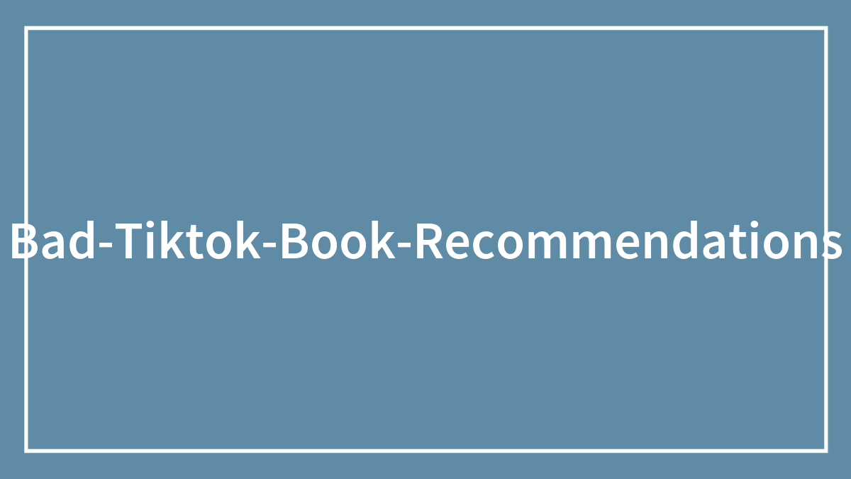 People Fell Into The Trap Of Reading These 30 Viral Books Just To Regret It