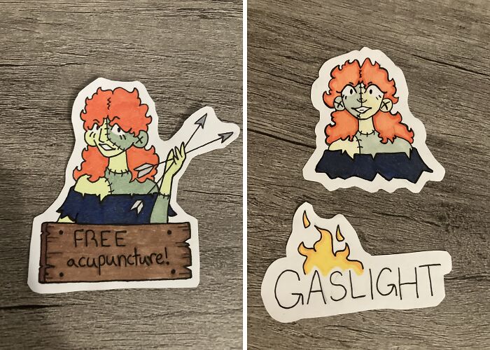 16 Handmade Stickers That I Created