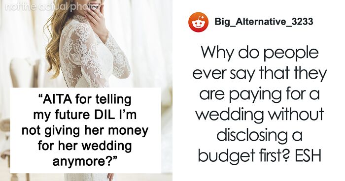 Parent Changes Mind About Paying For Son’s Wedding After The Bride Chooses A $10k Dress